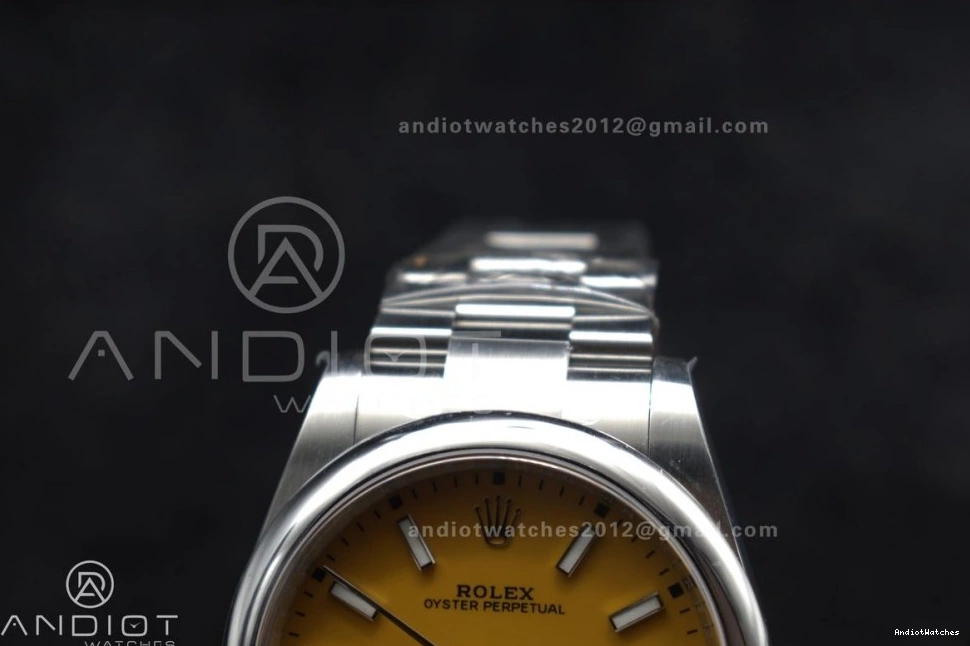 Steel VR Clean OnTrend 124300 Perpetual Yellow 1:1 Edition 41mm Best Oyster Dial 937 904L 1030